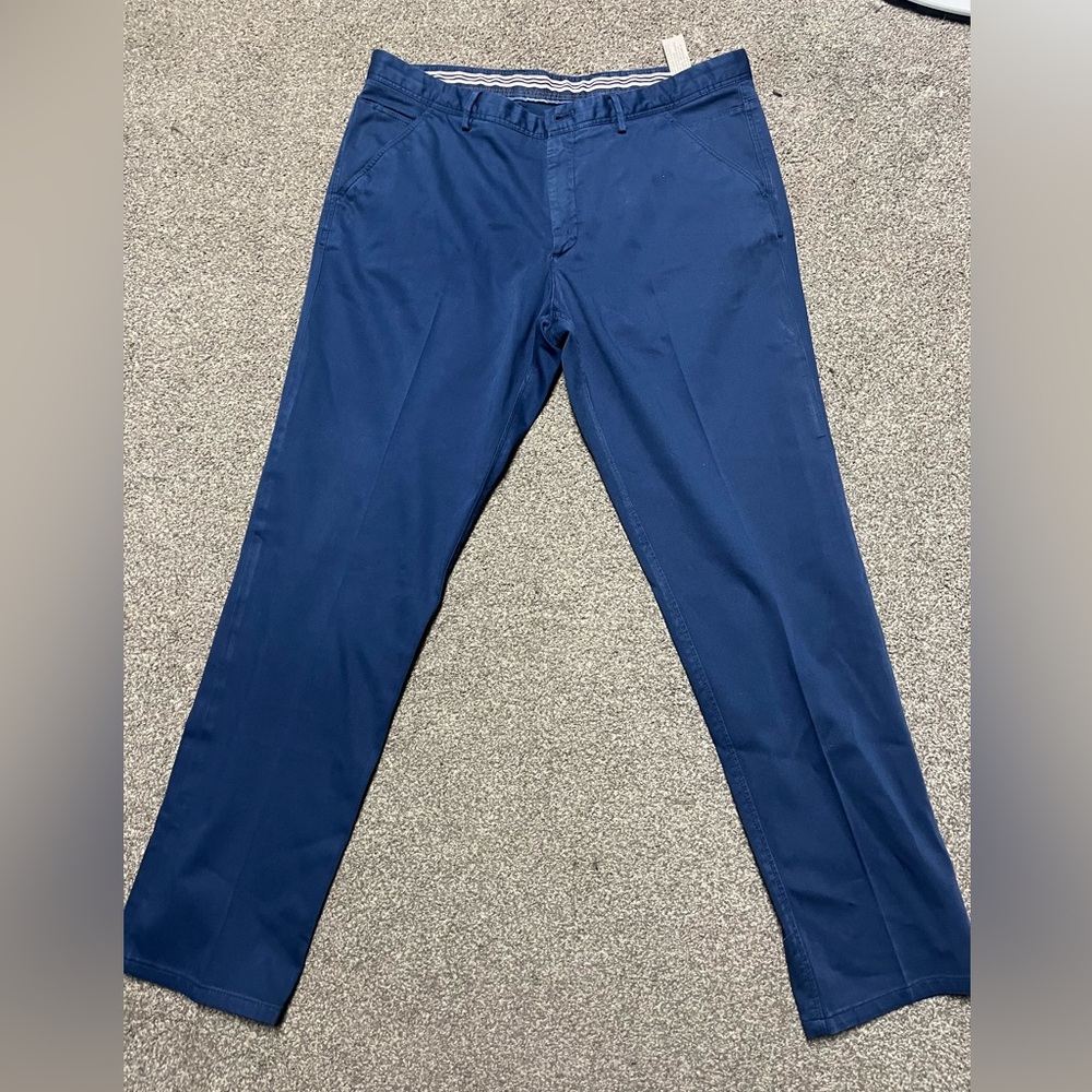 Massimo Dutti Navy Dress Pants